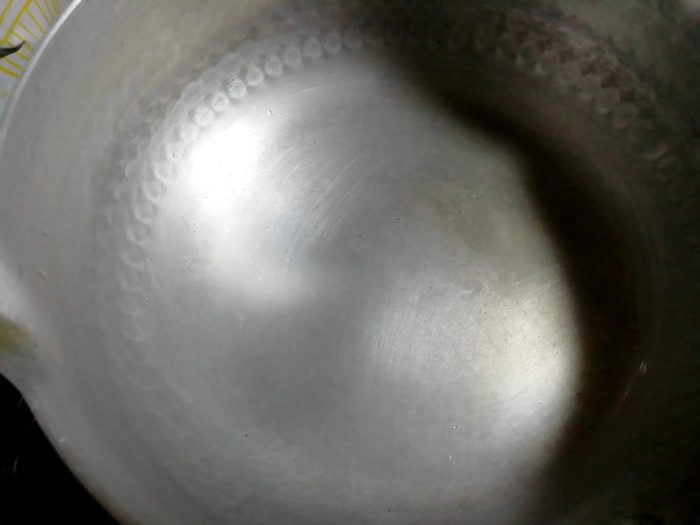 クエン酸で綺麗になったアルミ鍋
